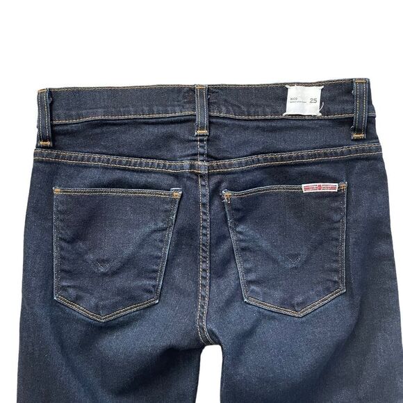 HUDSON Nico Super Skinny Midrise Jeans Size 25 Dark Wash - Picture 6 of 8